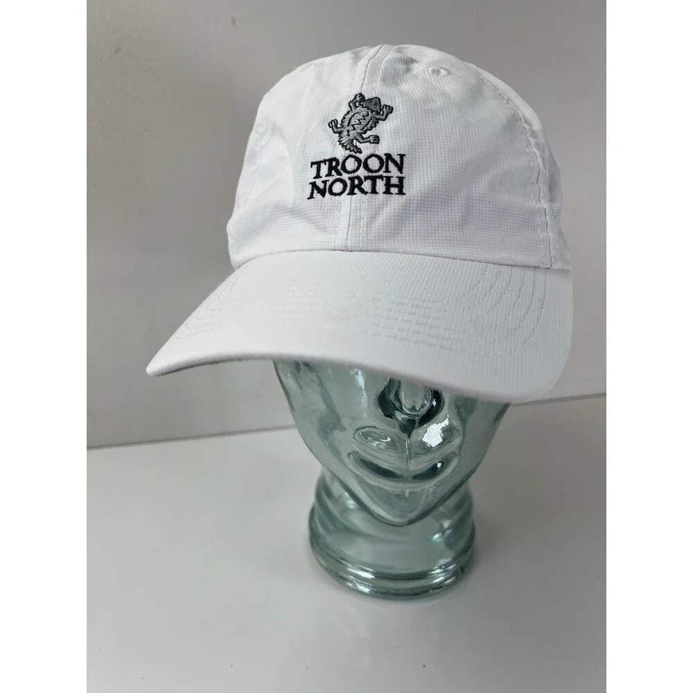 Troon North Scottsdale Arizona Destination Golf Course White Baseball Hat Cap